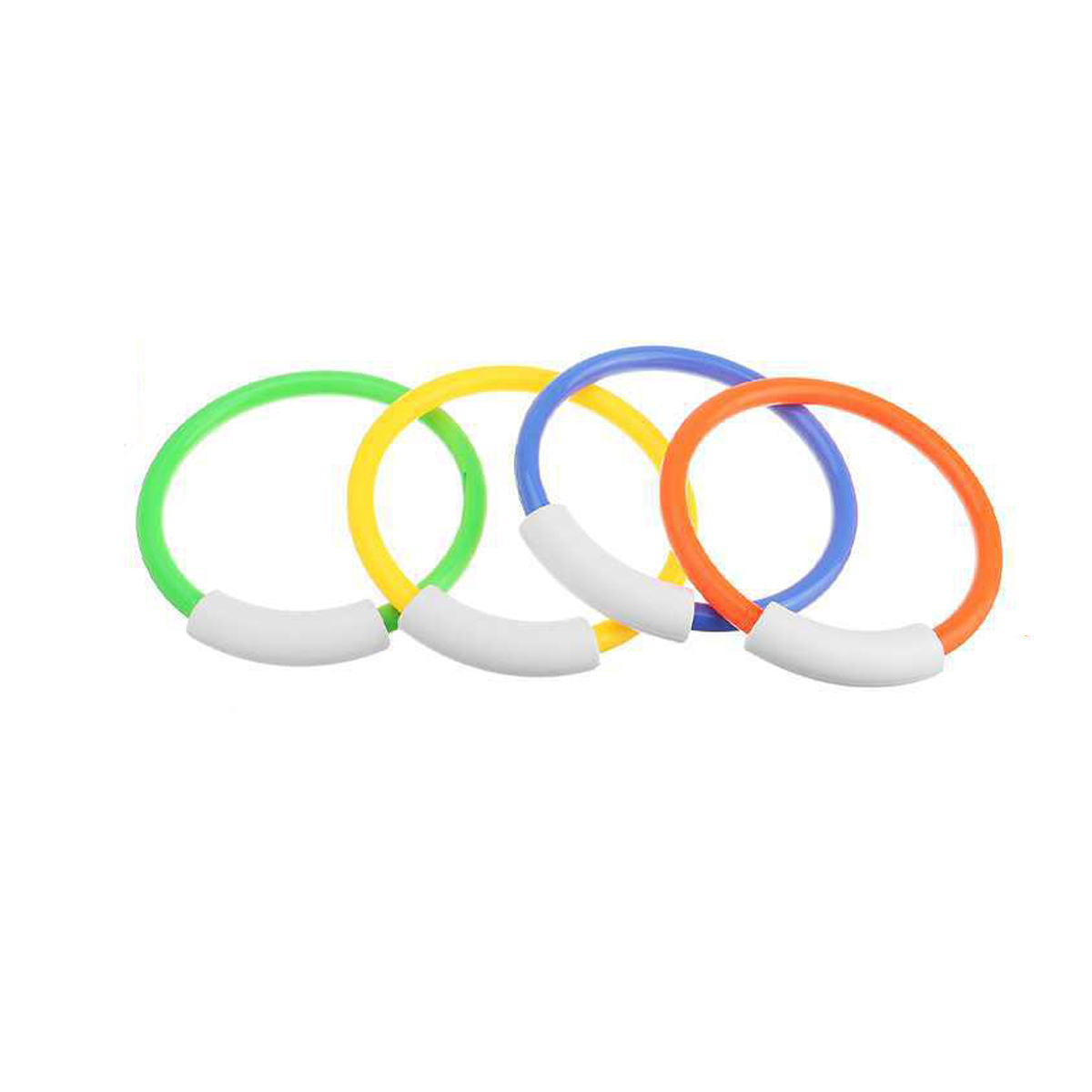 22 Teile/satz Tauchen Rakete Werfen Spielzeug Schwimmbad Tauchen Spiel Sommer Räuber Art Tauchen Stock Spielen Wasser Spielzeug Schlecht spielzeug: 4Stck Ring