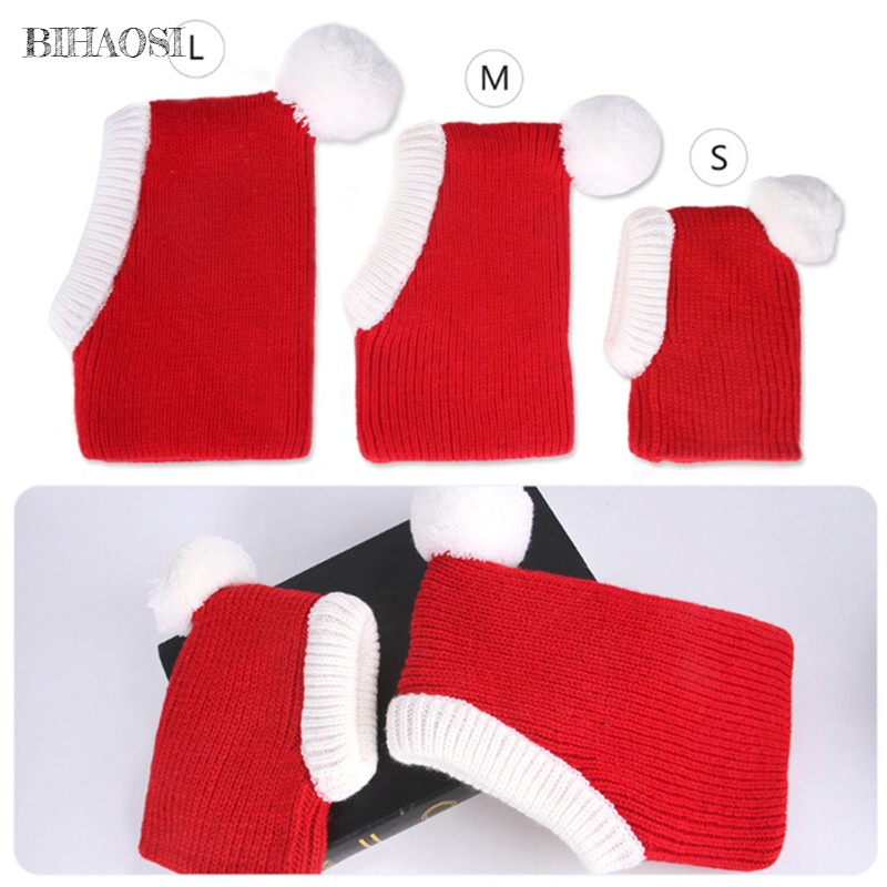 Herbst Winter Haustier Cosplay DIY Kappe Weihnachten Warme Kleine Katze Hüte Mops Hund Zubehör Für klein Mittel groß Hunde Kostüm Dekor