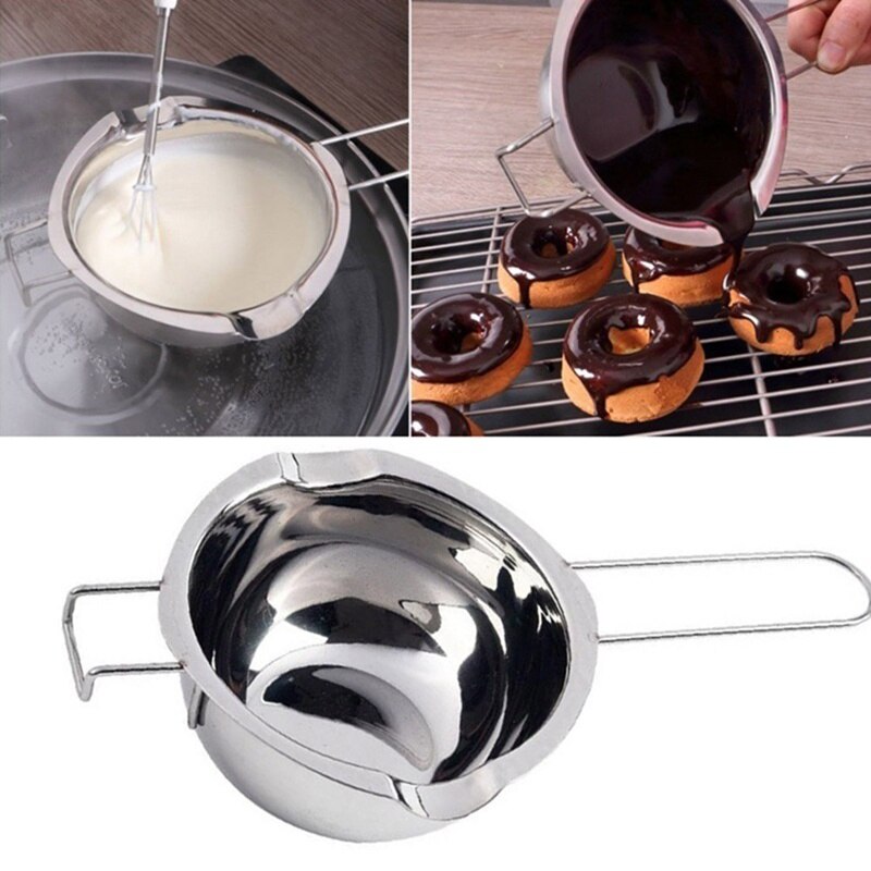 Rvs Chocolade Melting Pot Dubbele Boiler Melk Kom Boter Candy Warmer Pastry Bakken Tools