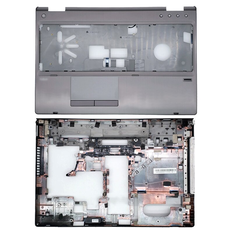 laptop lcd bakdeksel/frontramme/hengsler/håndleddstøtte/bunndeksel til hp probook 6560b 6570b 641202-001 641205-001 644695-001
