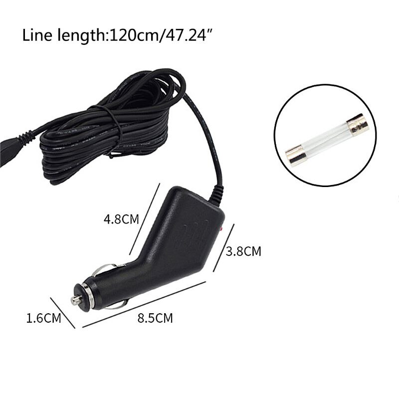 1.5A 5V Car Charger Cigarette Lighter Socket Splitter Vehicle USB Power Adapter