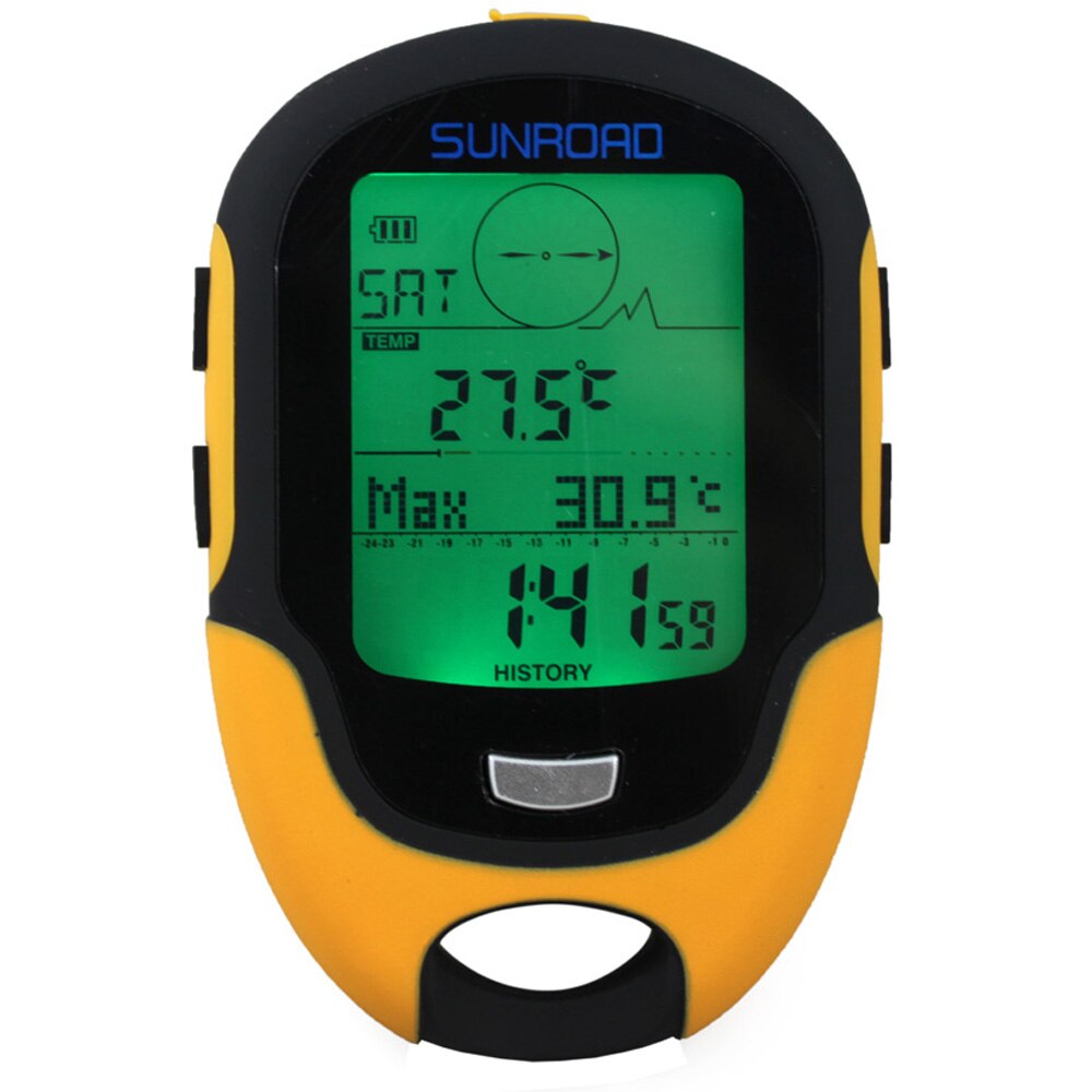neueste Hervorragende Handheld GPS Navigation Empfänger Tragbare Handheld Digital Höhenmesser Barometer Kompass Locator
