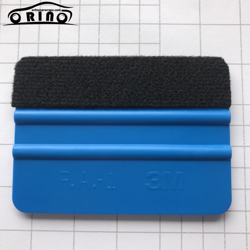 Flexible Soft Blue Felt Squeegee Vinyl Film Wrap Tool Fabric Scraper Tinting Tools Window Glass Wash Auto Car Cleaning Tools