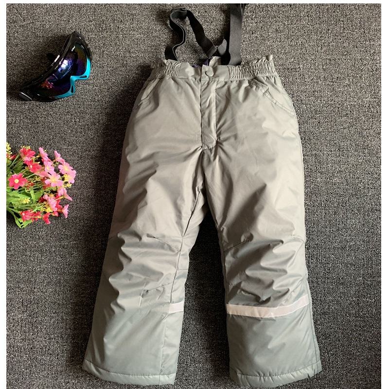 hiver garçons neige pantalon polaire fille chaude en plein air Snowboard pantalon enfants Ski salopette Sport enfants Ski pantalon imperméable