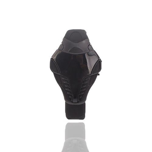 men watch leisure Cobra LED watch digital display triangular watch silicone sports watch branded watch men 's: black