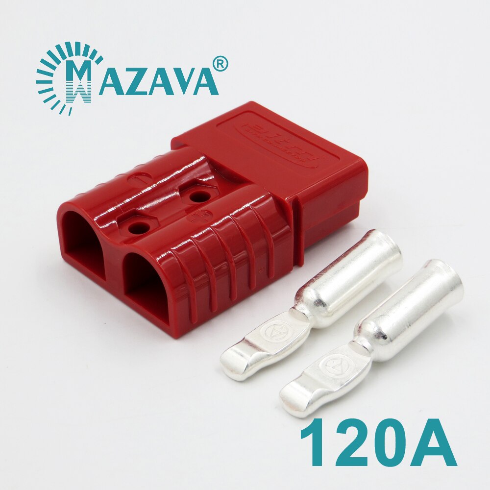 SB50 SB120 Power Connector Dual-Pole Quick Opladen Plug SB50 Elektrische Auto Batterij Ups Kabel Terminals Dc 50A 120A 600V: 120A Red
