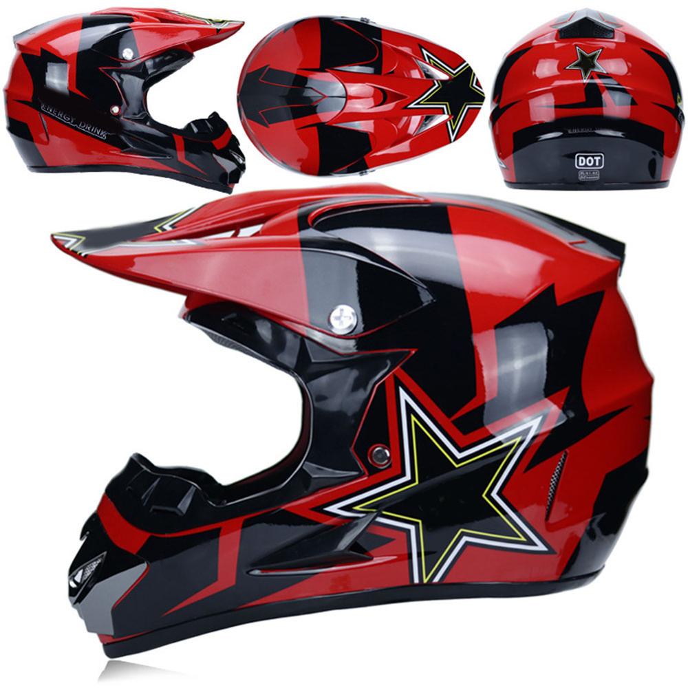 Youth Motocross Helmets, Motorcycle Racing Kart Snowmobile Helmet Casco Moto, Unisex, Suitable for All Seasons: Beige