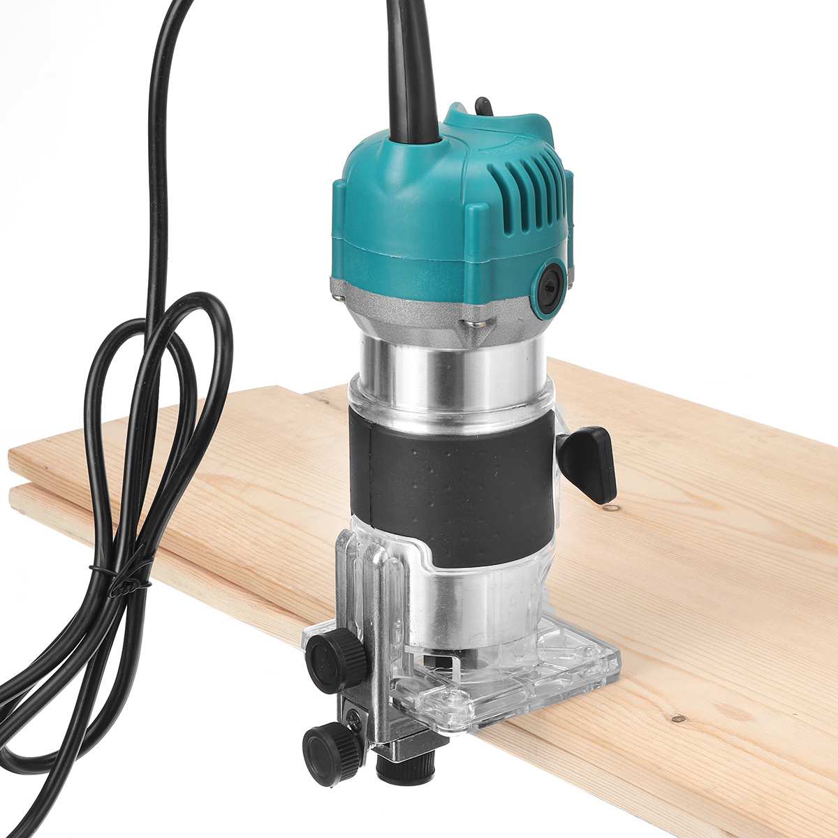 800W 35000RPM Wood Electric Hand Trimmer Woodworking Engraving Slotting Trimming Hand Carving Machine Wood Router Joiners Set