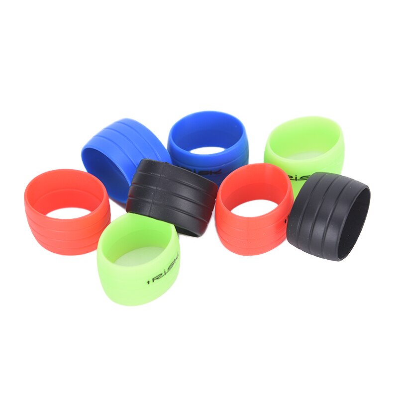 1 Pair Bike Silicone Plug Rubber Anti-Skip Road Bike Plugs For Bar Tape Waterproof Wear Resistant Oudoor Strap Silicone Ring