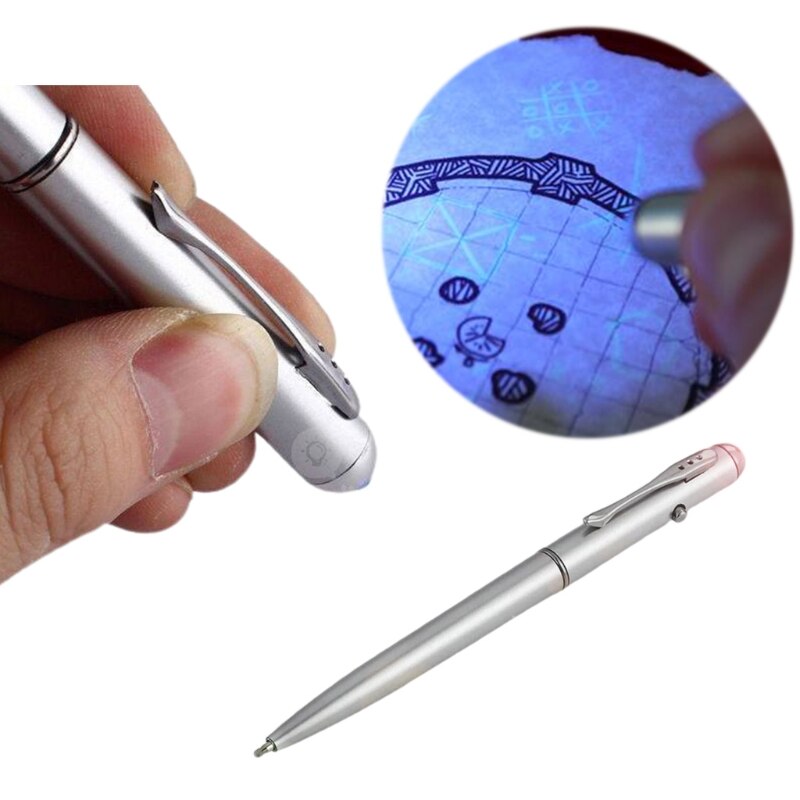 Maan Licht Pen Onzichtbare Pen Uv Licht Secret Mark Kinderen Speelgoed
