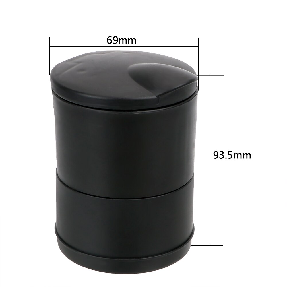 Auto Asbak Auto Asbak met LED licht Opslag Cup Hoge Vlamvertragende PBT Materiaal Auto Accessoires Auto styling