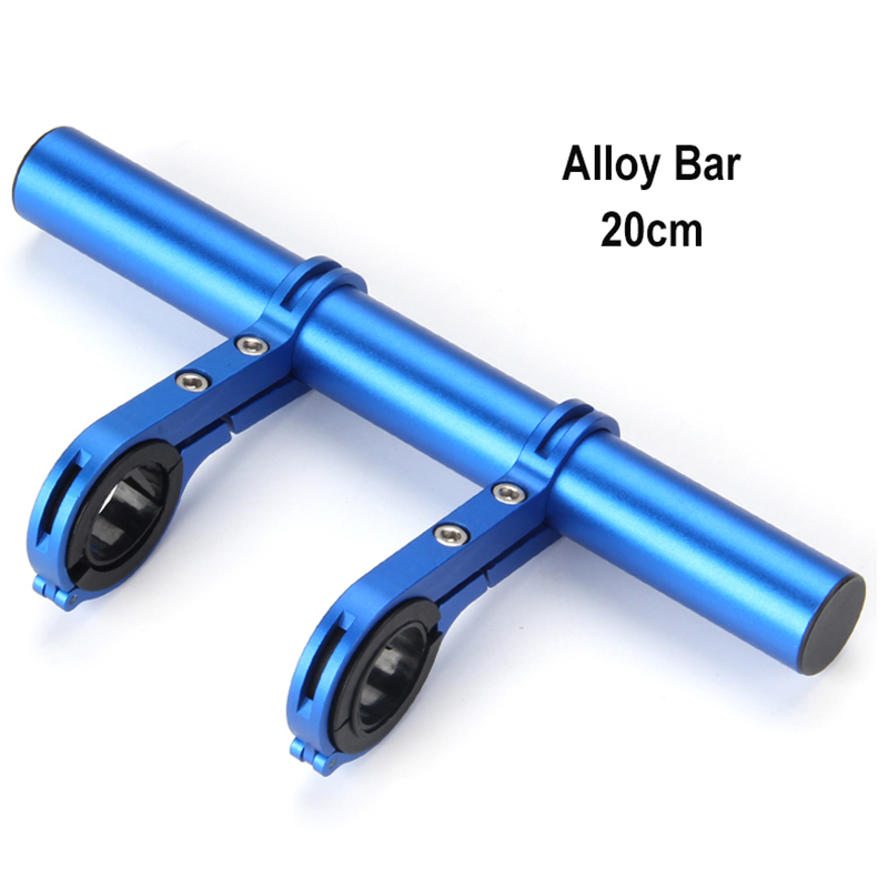 Soporte extendido para manillar de bicicleta de montaña, soporte de expansión de luz delantera de aluminio, extensor de Ciclismo de Carretera, 10/20/30cm: Rojo