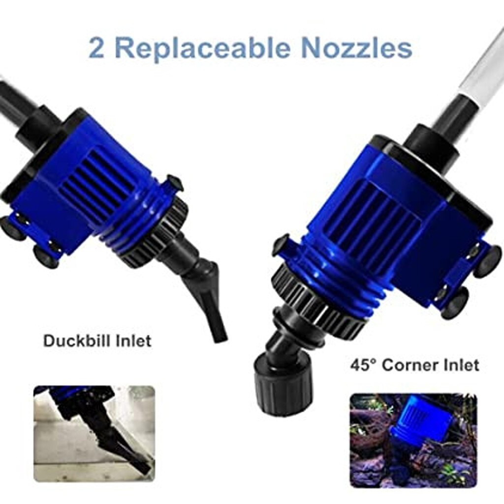 Automatic Fish Tank Water Changer Pump Aquarium Gravel Cleaner Fish Feces Siphon Vacuum Pump Cleaner With Hose Blanket 220V-240V