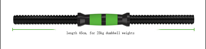 Käsipainotangot squad tankotangon liitin painonnostomutteripyörä 1pc: 2 kpl 45cm