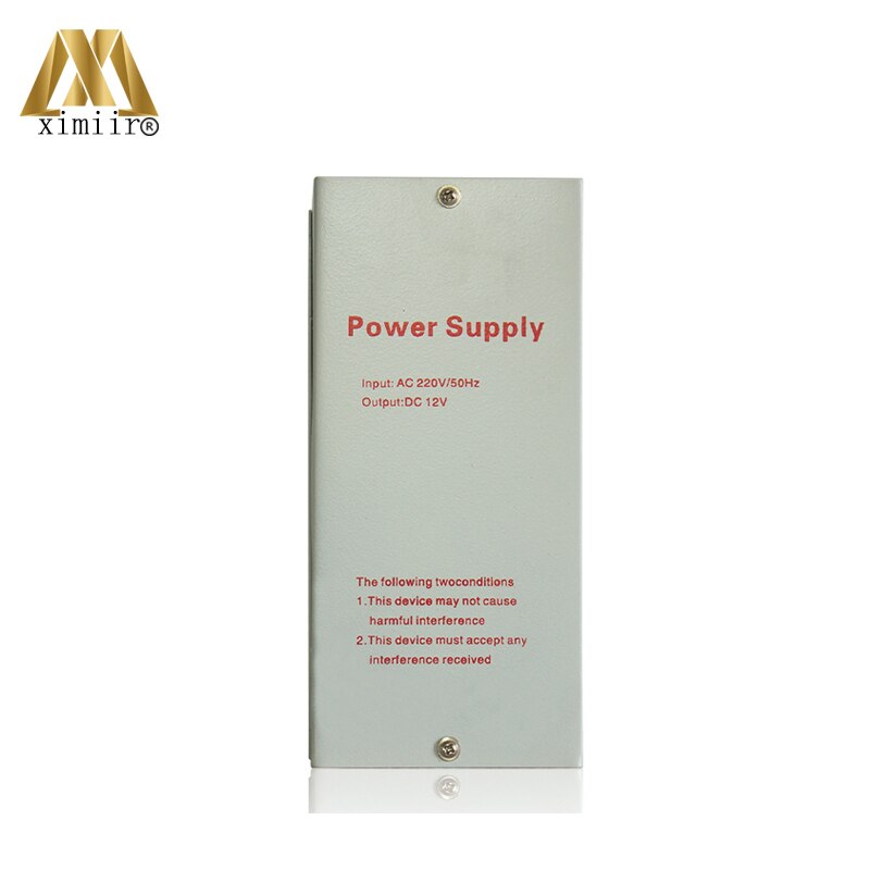 Power Supply For Access Control 220V 12V DC 3A Power Supply Box P01 For Door Access Control System