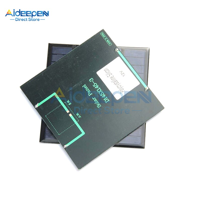 12V 250mA 3W Mini Solar Panel Small Solar Cells 18... – Grandado