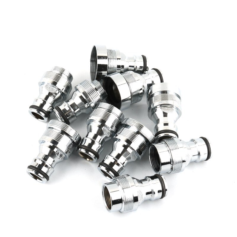 1pc ze stali nierdzewnej kran kuchenny Adapter złącza węża montaż szybkie złącza ogrodowe M16 18 20 22 24 28 akcesoria