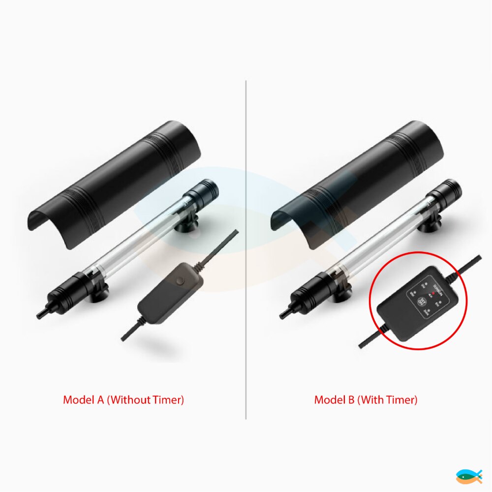 SUNSUN – lampe de stérilisation UV 3W-14W, éclairage étanche avec couvercle pour Aquarium
