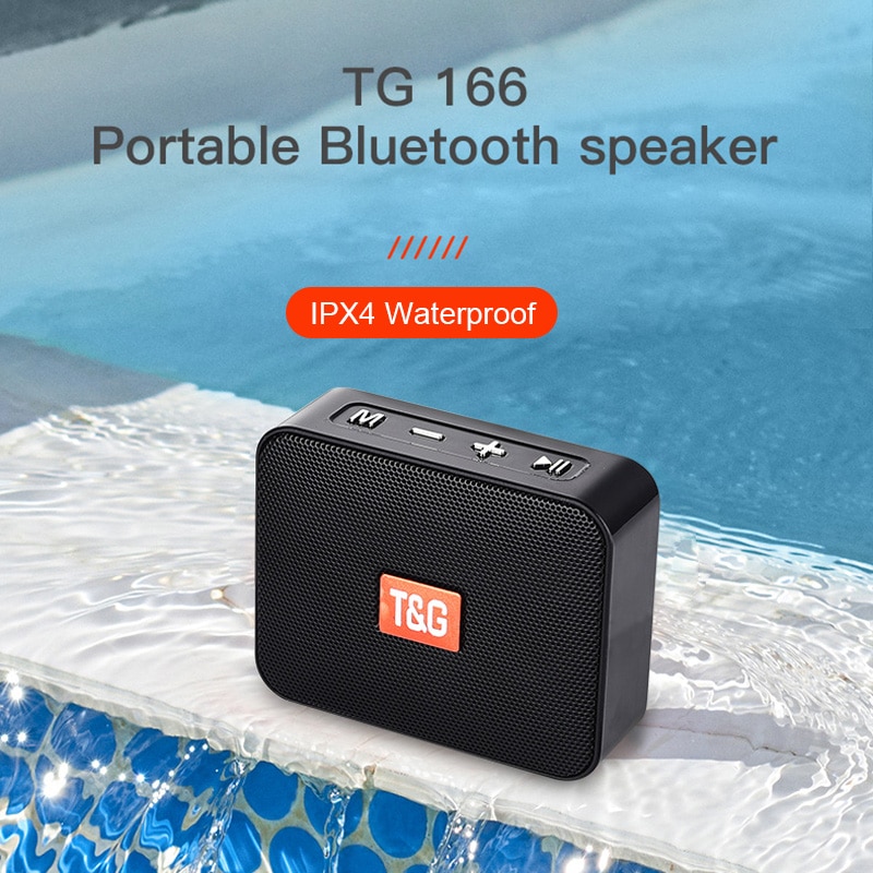 Mini Altoparlante TG166 Lettore Portatile di musica Con Radio FM Bluetooth Altoparlanti Subwoofer Esterno Chiamata Hands-free de som altavoces