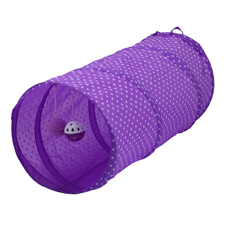 Collapsible Polyester Cats Tunnel Play Toy for Hiding Resting Confidence Booster Health Enhancer SAL99