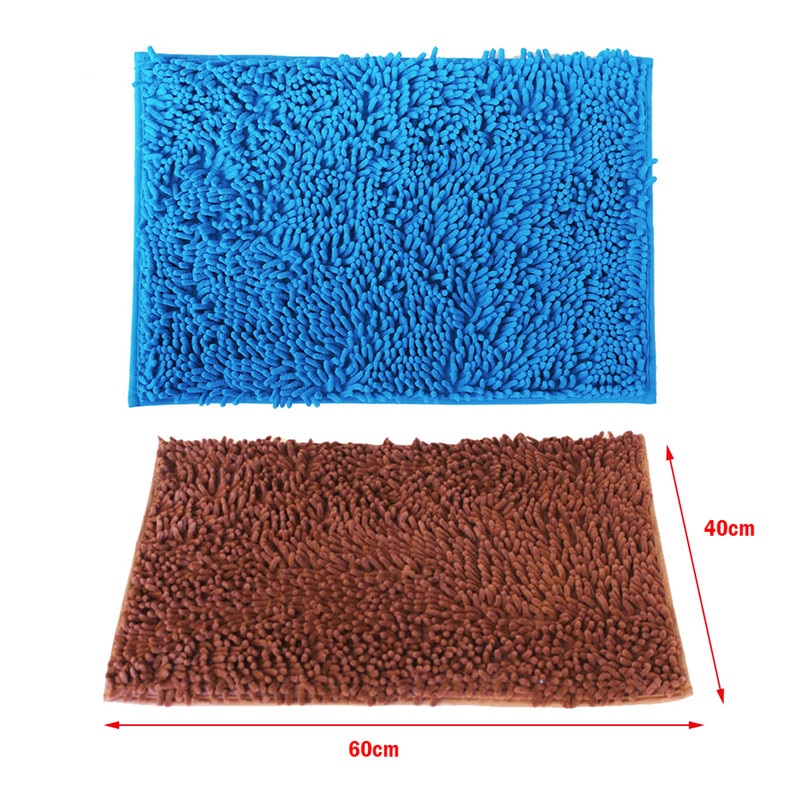 Tapis de bain en Chenille épais bon marché | Tapis de cuisine et de chambre à coucher pour salon, tapis absorbant antidérapant pour porte