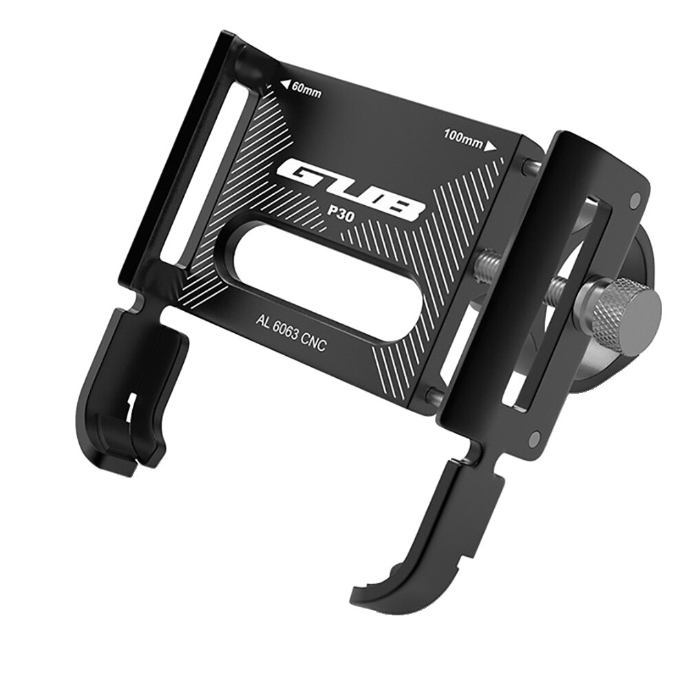 GUB P30 360 Grad Rotierenden MTB Fahrrad Fahrrad Lenker Halterung Telefon Halfter Stehen Fahrrad Lenker Montieren Telefon Halfter Stehen Halfter: Schwarz