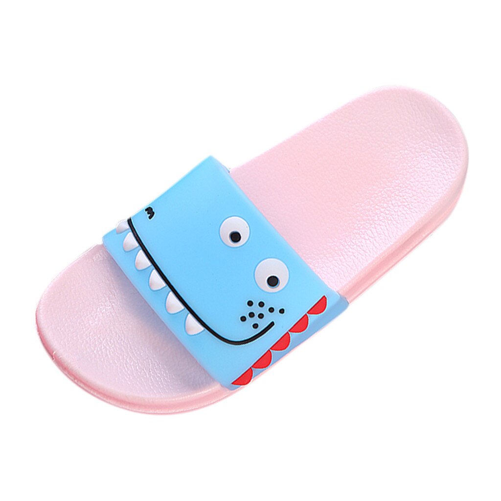 Summer Children Cartoon Slippers Kids Girls Animal Beach Shoes Sandals Toddler Boys Indoor Bathroom Flip Flops Baby Home Shoes
