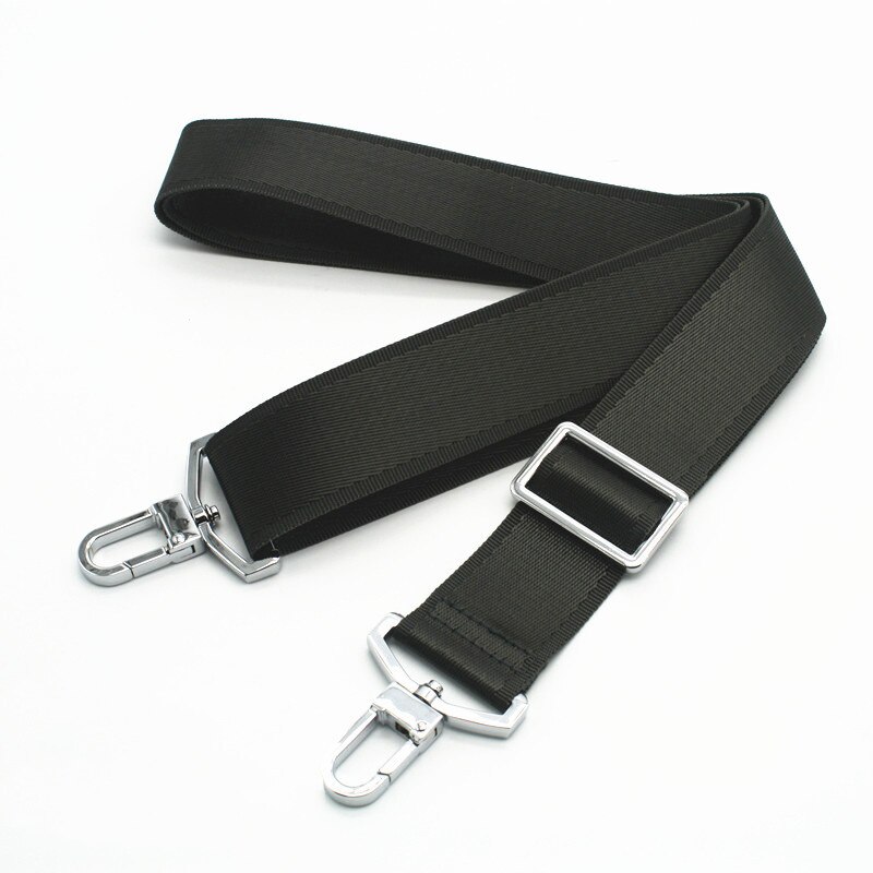 Black Nylon Bag Strap For Men Bags Strong Shoulder Strap Men Briefcase Laptop Bag Belt Length 150CM Bag Accessory: NO 5 Gray