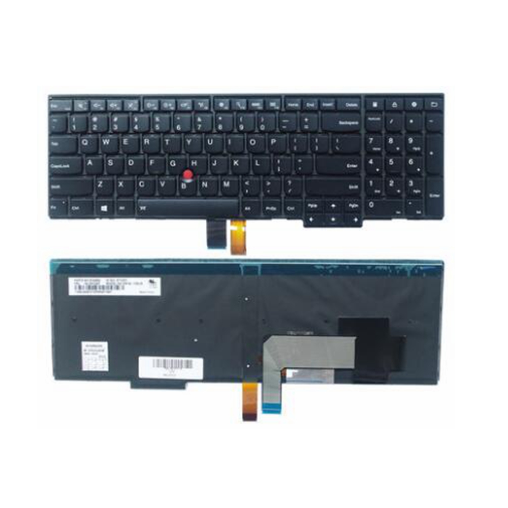 Bagbelyst engelsk tastatur til lenovo ibm thinkpad  e531 l540 w540 w550 w541 t540 t540p e540 p50s l570 t560 l560 us