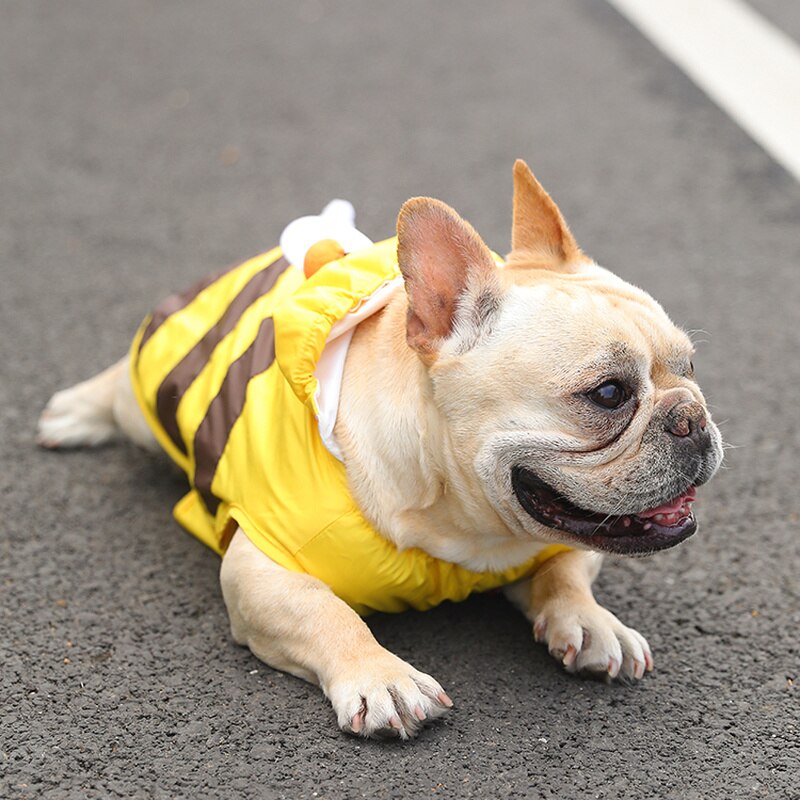 Pet Dog Raincoat Pug French Bulldog Clothes Waterproof Clothing for Dog Rain Jacket Poodle Bichon Schnauzer Welsh Corgi Raincoat