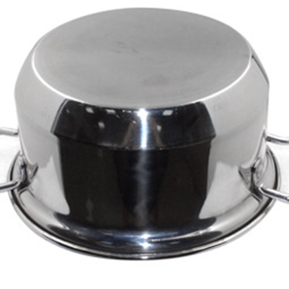 Marmite à soupe en acier inoxydable | Mini, 16CM, 1 personne, marmite avec lèvre Anti, ustensiles de cuisine
