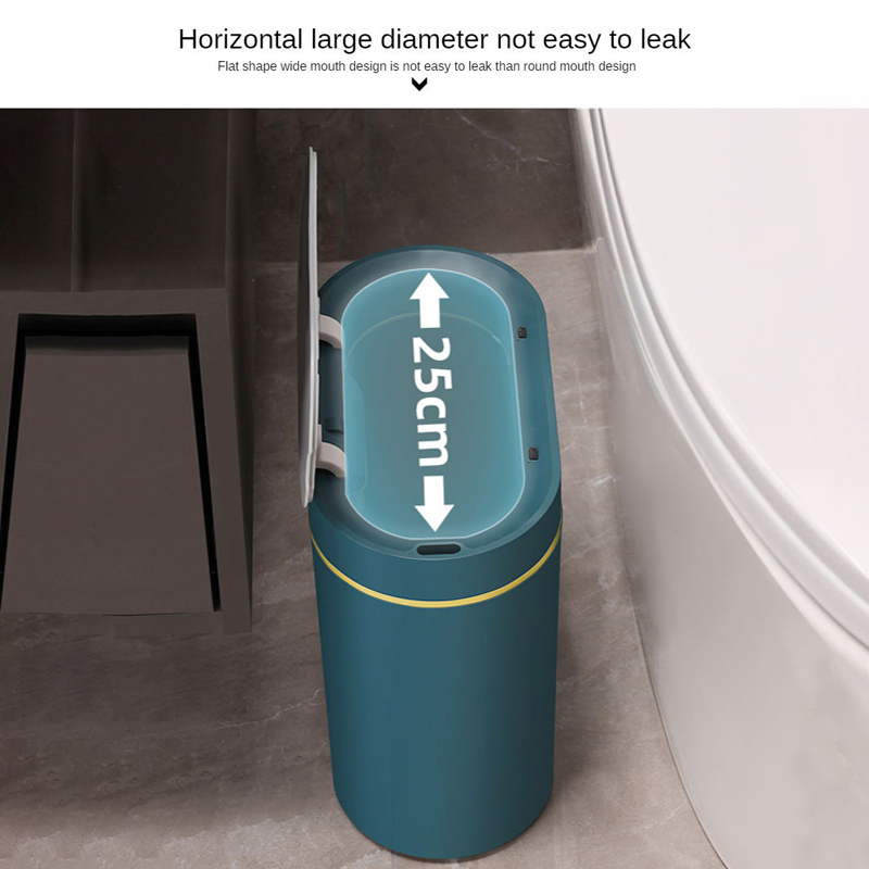 Trash Can Smart Sensor Electronic Automatic 7L/8L Garbage Bin Household Bathroom Toilet Waterproof Narrow Seam Kitchen Trash Bin