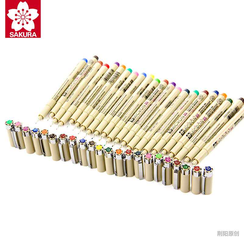 Sakura Piguma Postkarten-Stifte Set – 5 Stifte Für Kreatives Schreiben & Gestalten (Japan-Import)