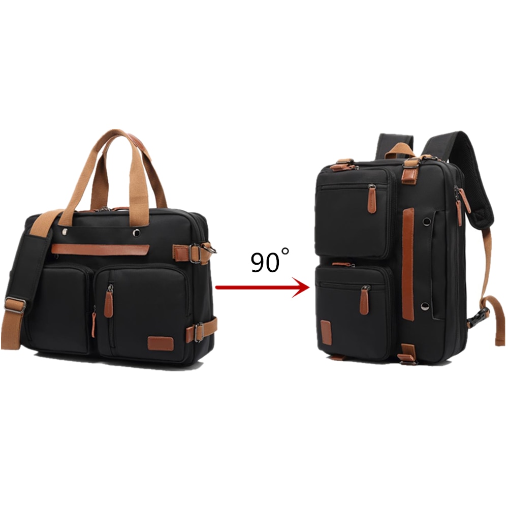 Backpack 17.3Inch Hand Laptop Backpack Outdoor Travel Business Backpack Backpack Nylon Diagonal Waterproof Backpack