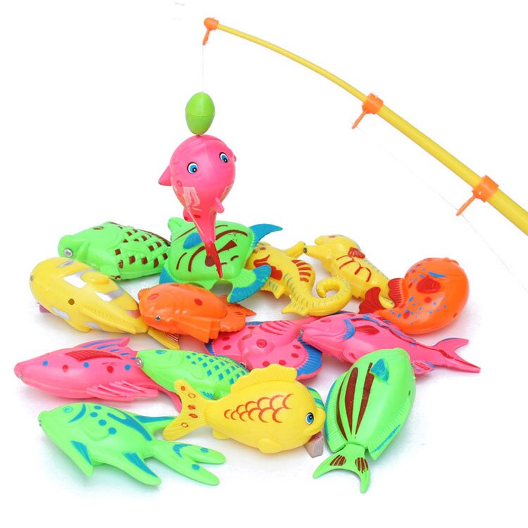 Masser af læring og uddannelse magnetisk fiskeri legetøj kommer udendørs sjov og sports fisk legetøj til baby/barn lille eller stor størrelse wyq