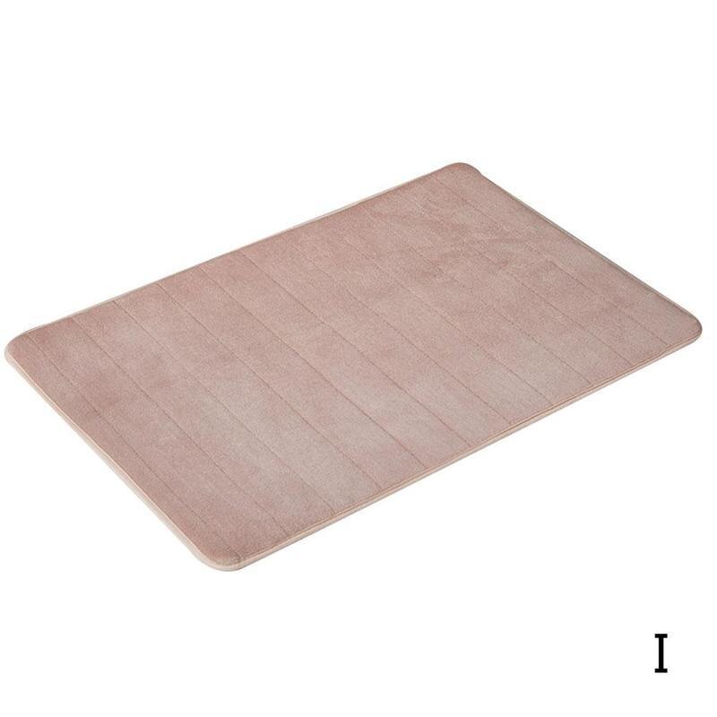 Tæppe vandabsorberende blød memory skummåtte tæpperum 40 x 60cm mat gulvtæppetilbehør skridsko ikke soveværelse bruser bad  t8 j 6: Jeg