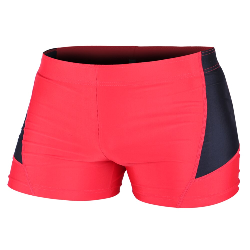 MUSCLE ALIVE Board Shorts For Men Bodybuilding Fitness Gyms Short Pants Bottom Spandex Polyester Black Red Orange Size M L XL: Red Black / XL