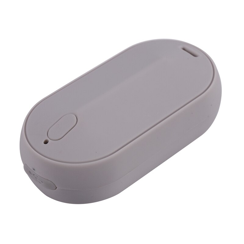 Small Portable Personal Air Purifier Wearable Around the Neck Air Purifier ,for Adult Child(Grey + White)