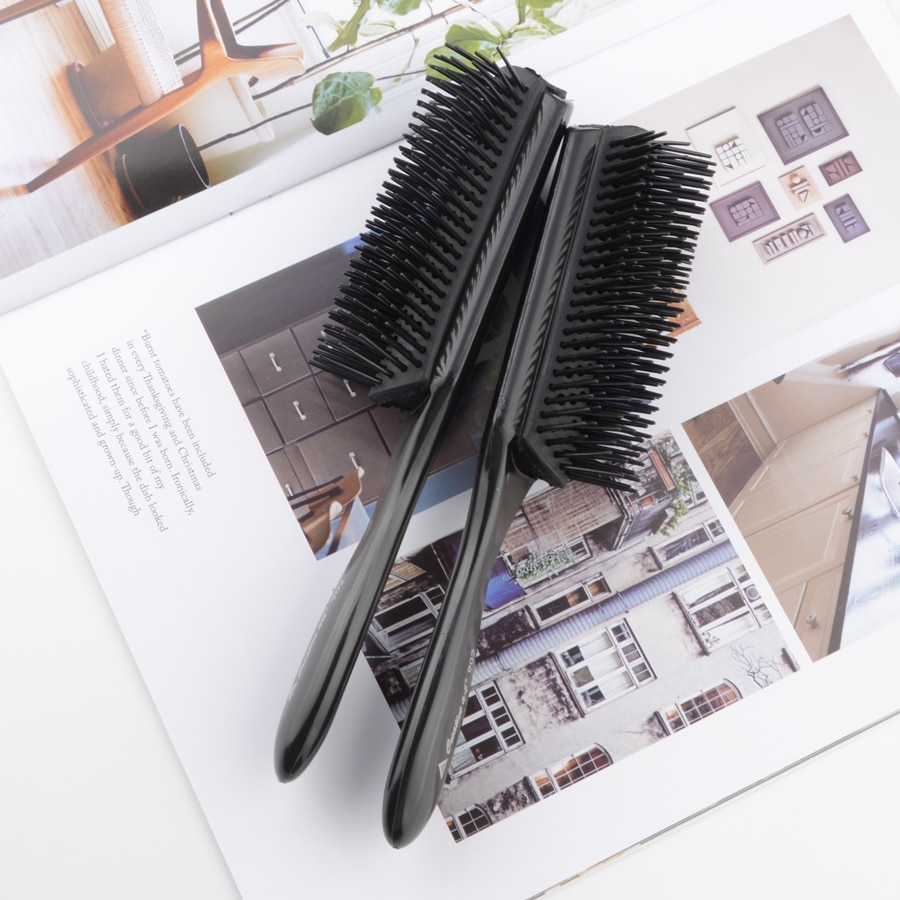 1pc Black Removable Detangling Hair Brush Handle Tangle Comb pompadour men styling Shower Massage scalp Comb Salon Hairdressing