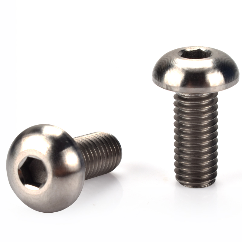 Soporte de botella de aleación de titanio para bicicleta, tornillos de aleación de titanio para ciclismo de montaña y carretera, de M5 x 12mm, de colores: 2pcs Silver