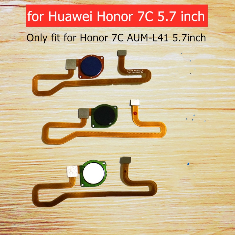 for Huawei Honor 7C AUM-L41 5.7 inch fingerprint scanner Connector Flex Cable Touch ID Sensor Return Flex Cable Repair Parts