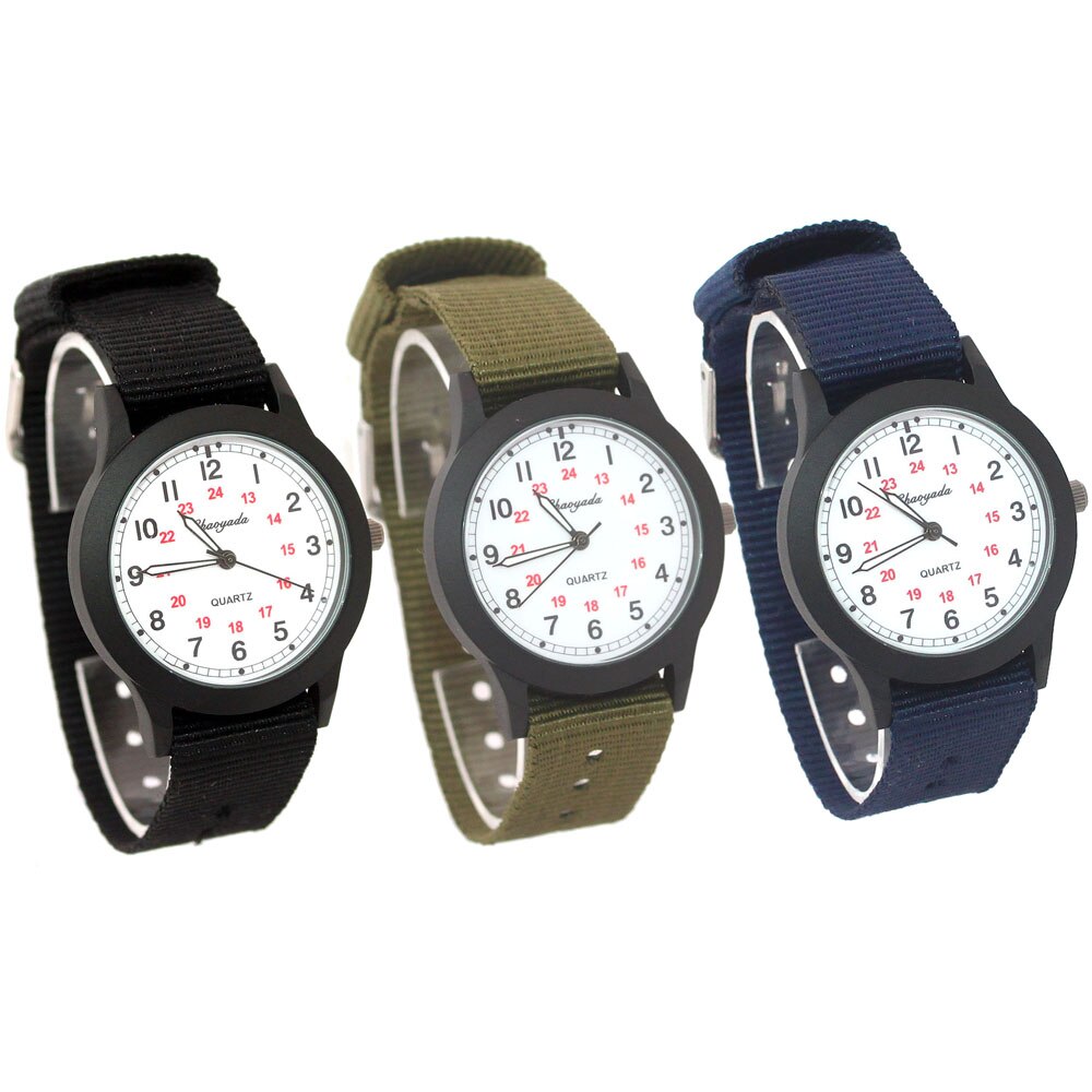 Sød nylon rem ur fødselsdag jul piger drenge armbåndsur børn & #39 dages børn