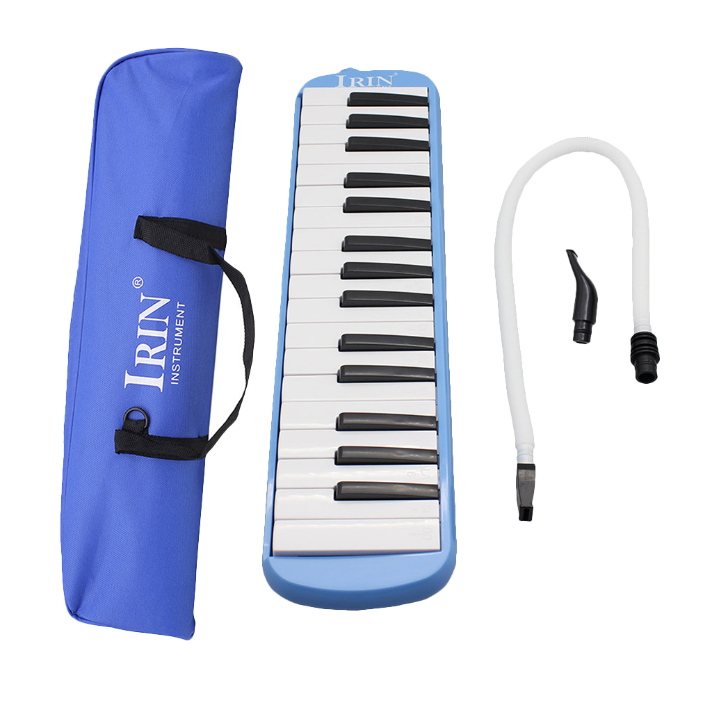 Blue 32 Keys Melodica Musical Instrument Beginners Students Childrens