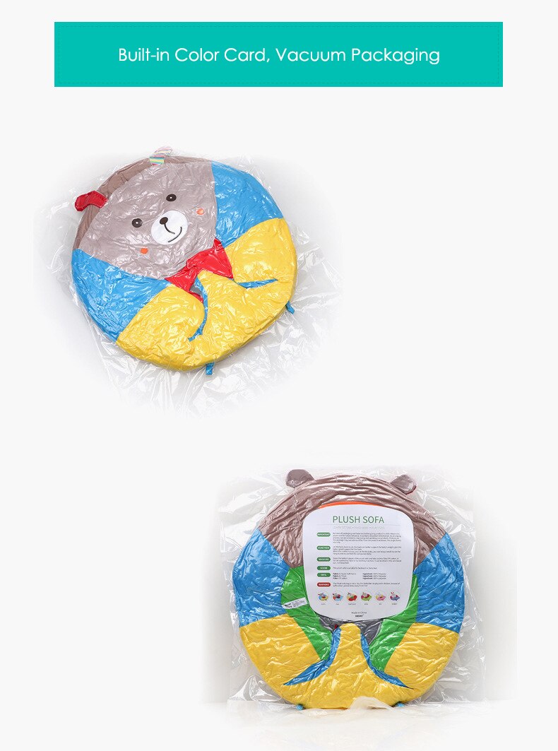 Chaise de canapé Portable pour bébé avec rembourrage en coton, Support pour bébé, coussin d&#39;assise, sac de haricots, décor de chambre de bébé
