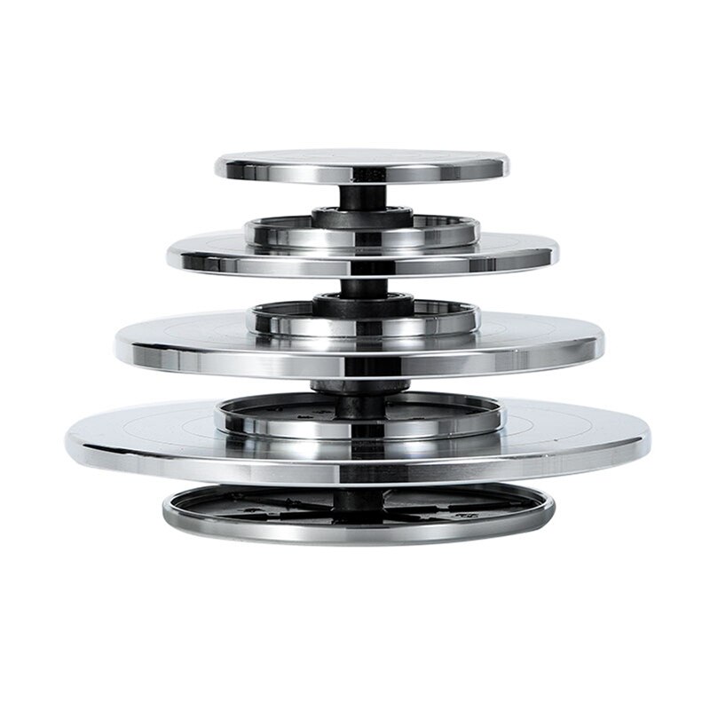 Double Face Use Aluminum Alloy Turntable For Ceramic Clay Sculpture Platform Pottery Wheel Lazy Susan Rotating Tools