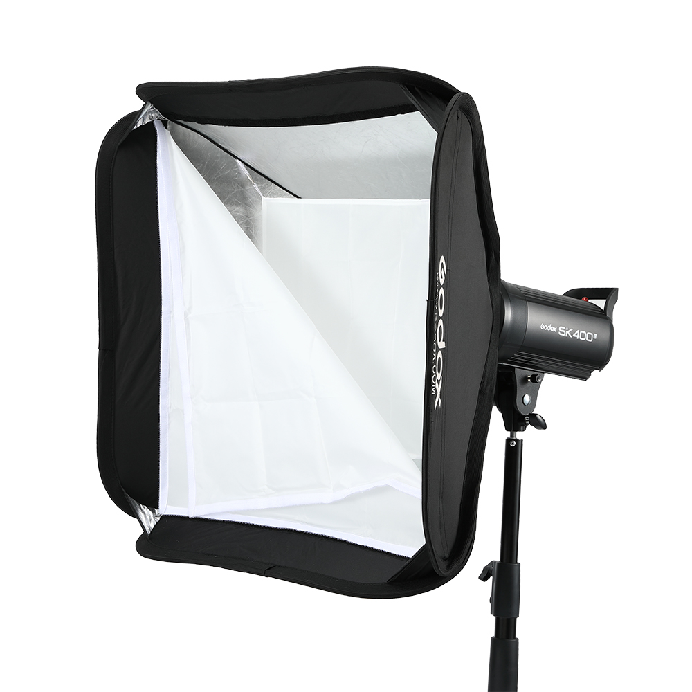 Godox 80X80Cm Softbox Zak Kit Voor Camera Studio Flash Fit Bowens Elinchrom Mount