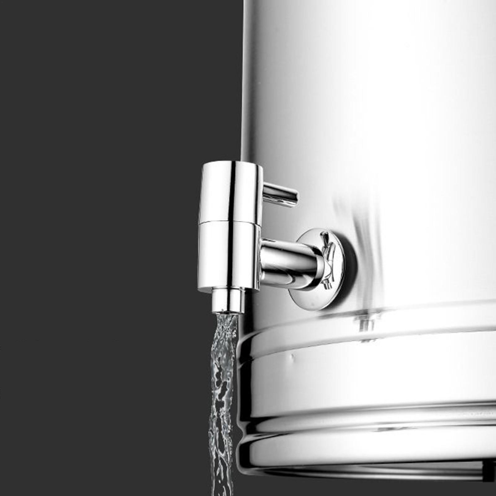 5L/9L/14L Keuken Afgesloten Vat Met Kraan Roestvrijstalen Vetcontainer Met Deksel Luchtdichte Melk Emmer Wijn Afgesloten Tank