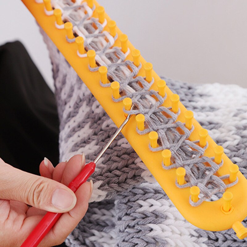 High DIY Knitting Kit Needlework Classical Knitter Wool Scarf Shawl Hand Weaving Tools Handmade Lazy Tools for Beginners LG66