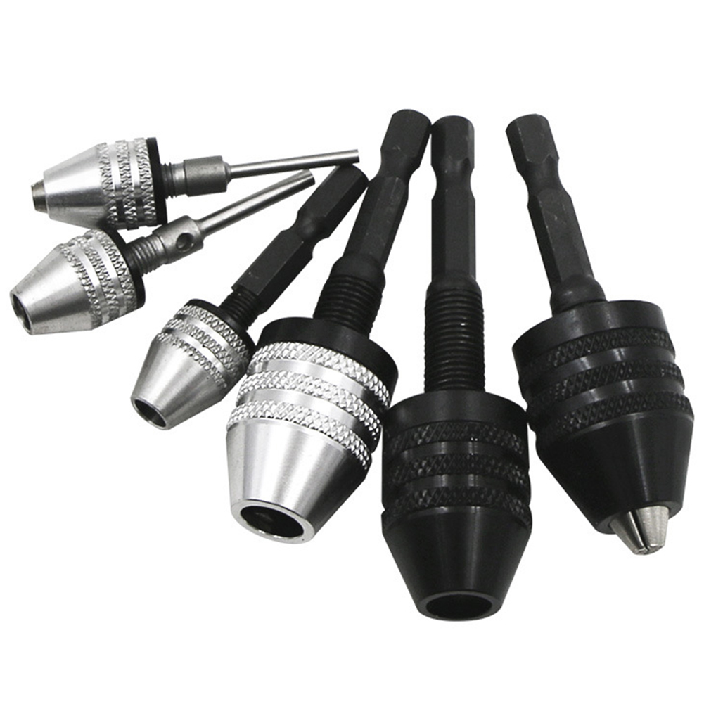 Boor Chuck Keyless Schroevendraaier Slagschroevendraaier Adapter Elektrische Micro Motor Klem Mini Chuck Armatuur Hex Shank Boren Adapter