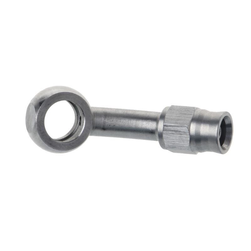 AN-3 to M10 Metric 10mm 45 Degree Stainless Steel Brake Hose Fitting